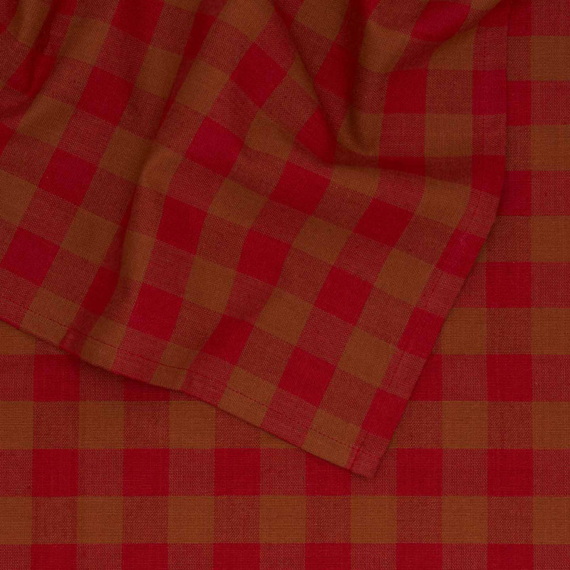 Nappe Essential Gingham, Rouge / terre cuite