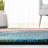 Rizzuto Abstract Blue/Orange Area Rug-624797431