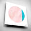 «Pink Marble Circle II» par Seven Trees Design, art mural en verre acrylique-618233206