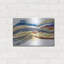 «Soundwaves II» par Grace Popp, verre d'art mural en métal-667859918
