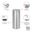 Poubelle à couvercle tactile 8 gallons Brabantia-87907436