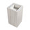 Lavabo de salle de bain piédestal carré en pierre Fine Fixtures