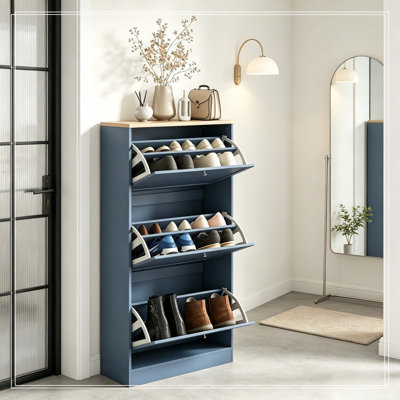Functional Shoe Rack,Stylish Shoe Cabinet,Shoe Storage Unit,Space-Saving Entryway Organizer