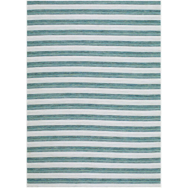 Tascha Machine Woven Rug, Blue/Navy/Teal, Rectangle 10' x 13'