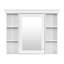 Armoire de rangement murale bleue avec porte miroir-556090885-556090884