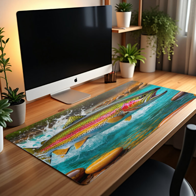 Polyester Desk Pad, 31.5x15.5