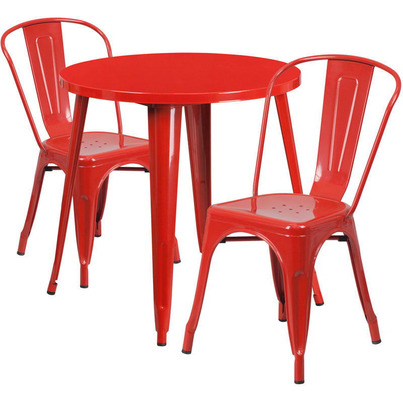 Ensemble bistro Brinson, Rouge, 17.5"