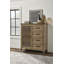 Commode de porte (1 porte, 3 tablettes, 4 tiroirs)