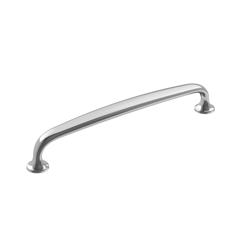 Poignée arche de renom, Chrome poli, 6 5/16"