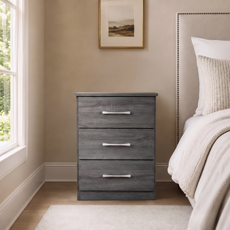 Ottawa Gray Nightstand, Gray
