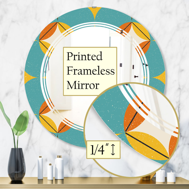 Miroir mural Triple C Diamond Retro IV, H 31,5 po x l po