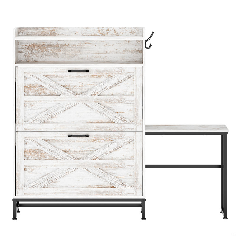 Armoire à chaussures, armoire à chaussures d'entrée de maison, armoire de rangement pour balcon d'entrée, étagère à chaussures de grande capacité