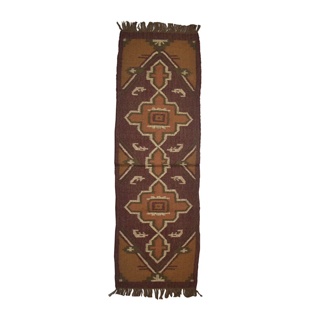 Barbe Southwestern Hand Woven 60cm X 245cm Indoor / Outdoor Area Rug