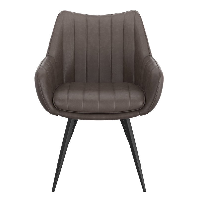 Chaise de salle à manger Farrish, Noir, noir, noir, noir