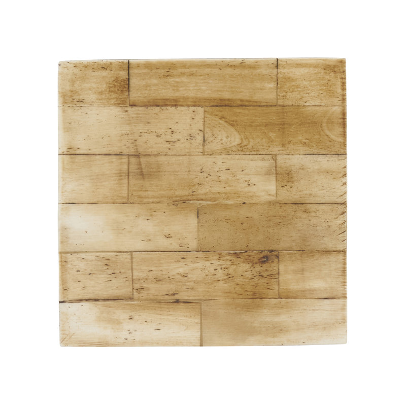 Sous-verres à carreaux neutres (ensemble de 4) - Sous-verres géométriques carrés pour table basse, table de salle à manger et utilisation quotidienne