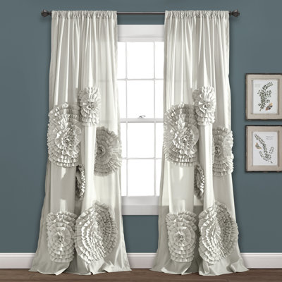 Semi Sheer Single Curtain Panel