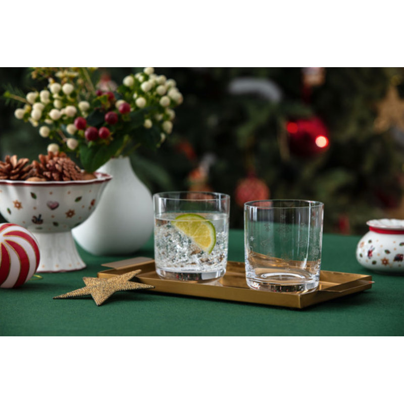 Villeroy & Boch – Toy's Delight Christmas 2-Piece Old Fashioned/Water Glass Tumbler Set