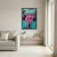 Art mural sur toile rosettes sarcelles et roses-420460850