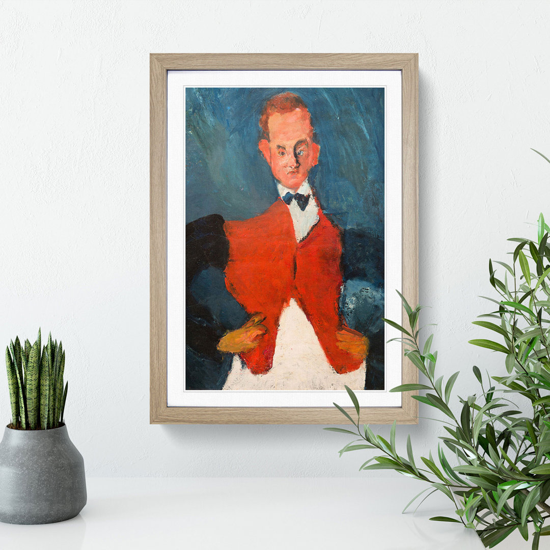 The Waiter by Chaim Soutine - Picture Frame Painting