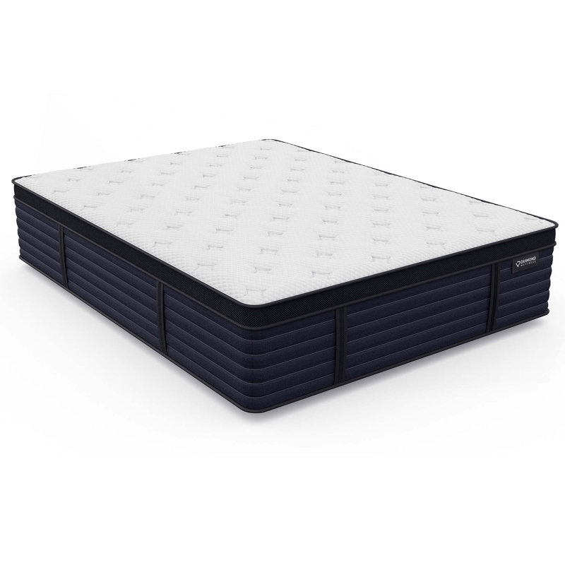 Cleo Cool Copper Ulta Supportive, Pressure Relief Memory Foam Hybrid With Luxurious Euro-Top 14", King
