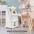 Atziri 38.2”H X 20.5”W 4-Tier Book Cart with Lockable Wheels-482036024