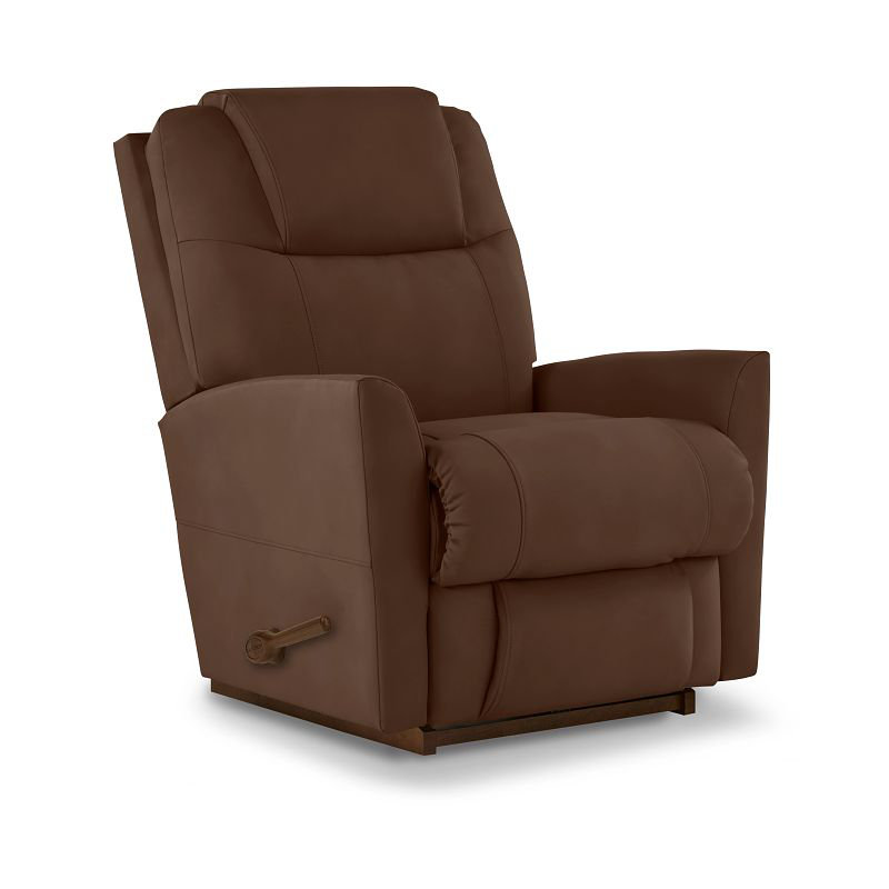 Sparrow Leather Rocking Recliner , Chestnut