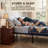 Heavy Duty Metal Bed Frame with Under Bed Storage, Sturdy Steel Slat Support, No Box Spring Needed, Platform Bed Frame for Queen, King, Full, Twin, 300lbs Capacity-1933413218