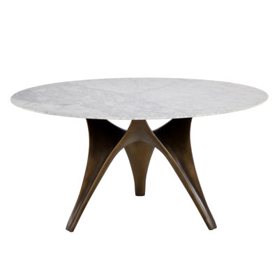 Round Marble Top Dining Table