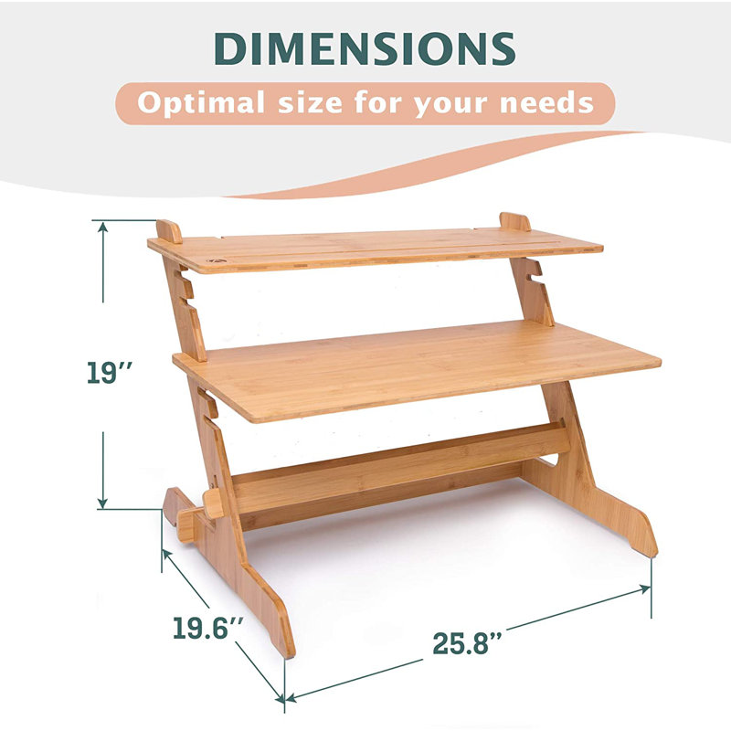 Adjustable Height Standing Desk Converter
