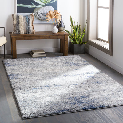 Tapis gris / bleu foncé Aderyn