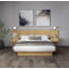 Collection Zen Alpha - Lit plateforme avec tête de lit et tables de chevet (2) - Assemblage facile, aucun sommier requis-1672459705-1672459707