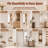 Full Length Frameless Wall Mirror With Rounded Corners