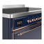 Majestic III Series 48 Inch Induction Range with 6 Induction Elements in Antique White (Chrome Trim)-1345769240-1345769252