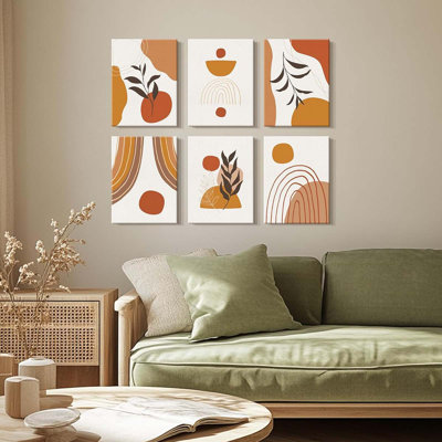 6 Piece Wrapped Canvas Print