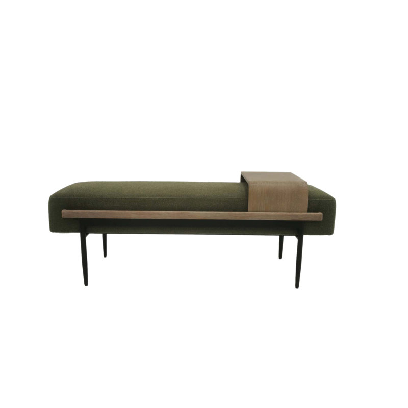 Repose-pieds de cocktail élégant avec plateau coulissant, parfait pour la vie moderne et les espaces de divertissement.