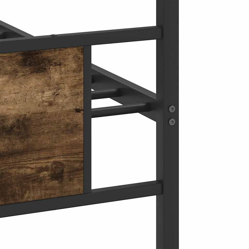 Bed, 80 x 200cm, Smoked Oak