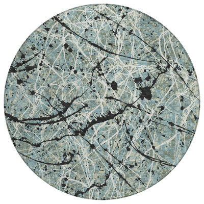 Machine Washable Indoor/Outdoor Jozwiak ACN2389 Abstract Rug