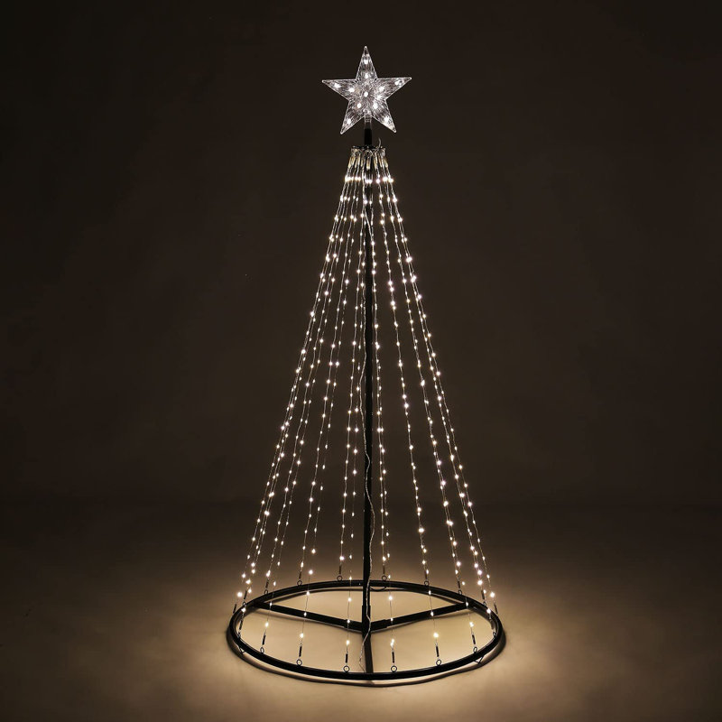 35cm Indoor / Outdoor Rope Lights, Warm White, 213.4cm H x 35cm W x 35cm D