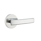 Geneva Flat Privacy (Bed & Bath) Door Lever with Round Rosette