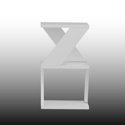 Z-Shaped Novelty End Table