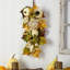 Ornement d'automne hortensia tournesol et citrouille