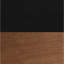 Meuble télé 63 po, pour téléviseur jusqu'à 70 po, sans assemblage, console en peuplier noir 63 po, compatible, assemblage et bois