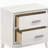 White 2-drawer Nightstand-467094380