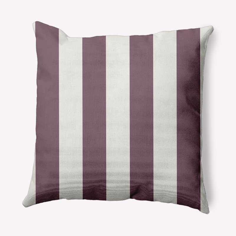 Coussin Stripe, Mauve ancien, 20 po x 20 po