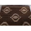 Tapis brun en laine à teinture naturelle Kilim 5 x 7