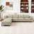 Similicuir beige est en rupture de stock