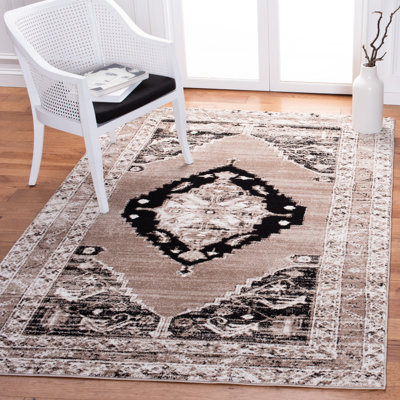 Tapis brun / noir Drumraw