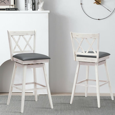 Embrey Swivel Bar & Counter Stool by Rosalind Wheeler