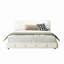 Structure de lit très grand, lit plateforme en chenille, beige-766024025-766024026
