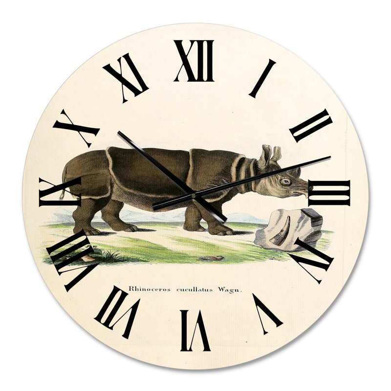 Horloge murale rétro Rhinoceros, Petit